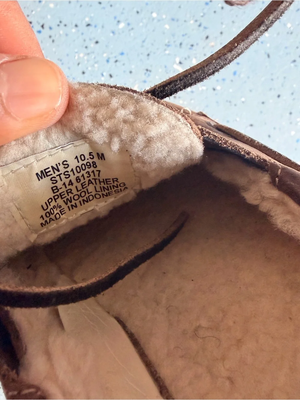 Sperry Brown Suede Lined Boat Shoes